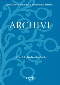 Archivi a.VI n.2 (luglio-dicembre 2011)