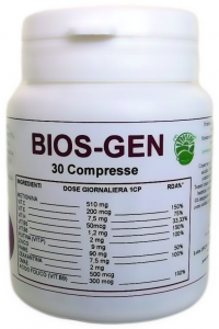 Bios-Gen - un aiuto al Sistema Immunitario, ai Capelli, alla Pelle, alle Unghie 30 compresse