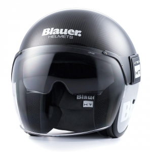 BLAUER POD Jet Helmet - Carbon Black and Grey