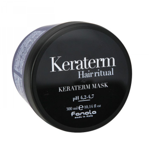 Maschera per capelli stirati e trattati Keraterm - Fanola