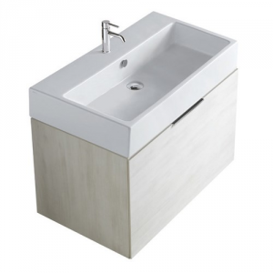 Mobile da bagno con lavabo Plus design Galassia cm 80 x 47