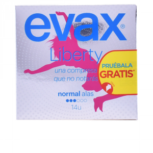 Evax Liberty Normal With Wings Sanitary Towels 14 Units