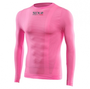 GIROCOLLO COLOR MANICHE LUNGHE SIXS TS2 C PINK FLUO