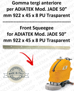Front Squeegee rubber for scrubber dryers ADIATEK - JADE 50