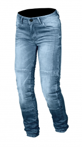 Jeans moto Macna Stone con rinforzi in fibra Aramidica blu chiaro
