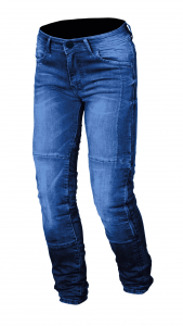 Jeans moto Macna Stone con rinforzi in fibra Aramidica blu medio
