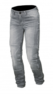 Jeans moto Macna Stone con rinforzi in fibra Aramidica grigio