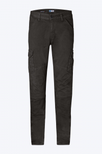 Pantaloni da moto con protezioni e Twaron® PMJ SANTIAGO grey