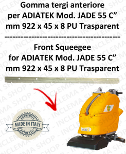 Front Squeegee rubber for scrubber dryers ADIATEK - JADE 55 C