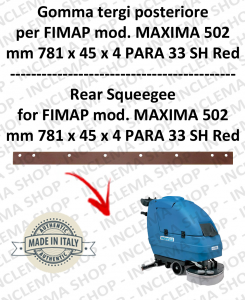 MAXIMA 502 Bavette arrière pour Autolaveuse FIMAP 