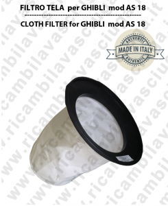 AS 18 Canvas Filter for vacuum cleaner GHIBLI