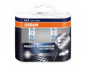Kit Lampade Osram Night Breaker Unlimited 12v H7 55w