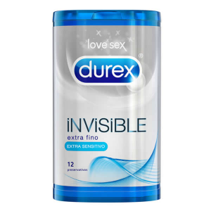 Durex Invisible Extra Thin Condoms 12 Unità