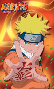 Naruto Kiji Hokage poster in tessuto 60x100 cm