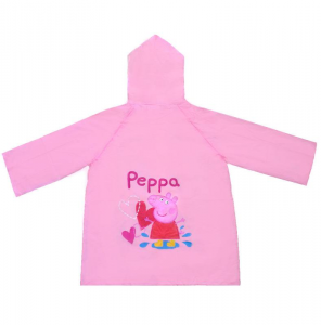 Peppa Pig impermeabile cappuccio rosa