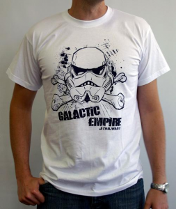 Star Wars Stormtrooper Galactic Empire T-Shirt adulto Maglia manica corta cotone