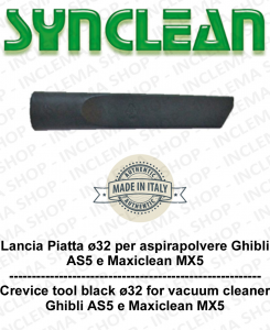 LANCIA PIATTA da ø32 pour aspirateur valable pour Ghibli AS5 - Synclean MX5