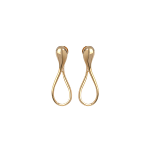 Elika Earrings in rose gold 3.5 cm