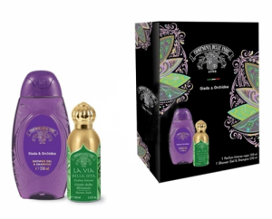 Profumo Donna Confezione Compagnia delle Indie Parfum intense Giada e Orchidea 100 ml, Short gel 250 ml