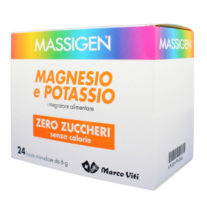 MASSIGEN SPORT MAGNESIO E POTASSIO SENZA ZUCCHERO 24+6BST