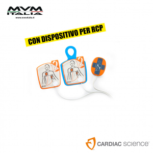 Elettrodi di defibrillazione per adulti con dispositivo per RCP