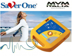 DAE Defibrillatore FULL Automatico SAVER ONE D con mini LCD