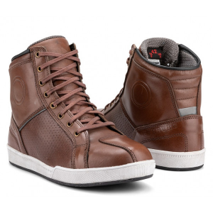 Scarpe moto pelle Carburo Urban WP Marrone