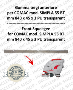 goma de secadopavimento delantera para fregadora COMAC SIMPLA 55 BT