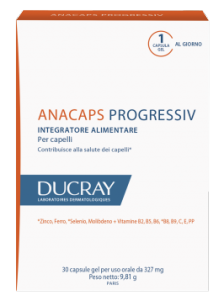 Ducray Anacaps Progressiv 30 compresse per capelli situazione persistente