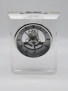 Orologio al quarzo da scrivania in cristallo vendita on line | BRUNI GIOIELLERIA