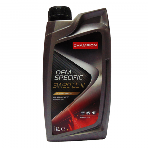 OLIO MOTORE CHAMPION OEM SPECIFIC 5W30 LL III FULL SYNTHETIC 1L
