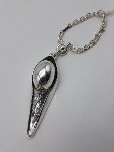 Saturno Saturn ciondolo pendant argento sterling silver 925-produzione artigiana 