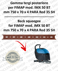 Goma de secado trasero para fregadora FIMAP mod. IMX 50 BT
