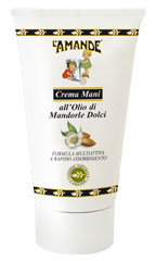 L'Amande - Hand Cream with Sweet Almond Oil - 75ml.