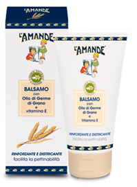 L'Amande - Hair Balm - Wheat Germ Oil and Vitamin E - 150ml.