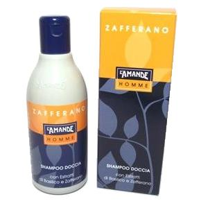 L'Amande - Zafferano - Shampoo Doccia Uomo - 250ml.