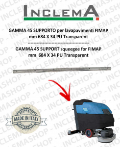 GAMMA 45 Gomma tergi SUPPORTO pour Autolaveuse FIMAP