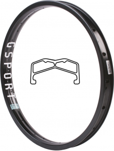 G-sport Ribcage Cerchio Bmx  | Black