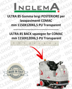 ULTRA 85 B/BS goma de secado trasero para fregadora COMAC