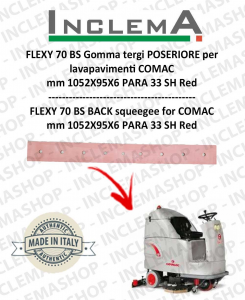 FLEXY 70 BS Hinten Sauglippen für Scheuersaugmaschinen COMAC