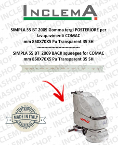 SIMPLA 55 BT Hinten Sauglippen für Scheuersaugmaschinen COMAC