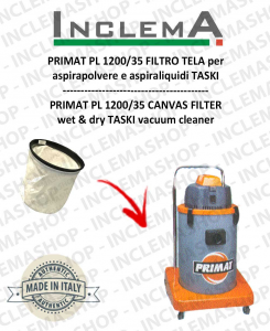 PRIMAT PL 1200/35 Filtre Toile pour Aspirateur TASKI
