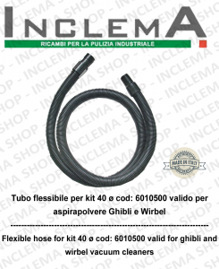 Tubo flessibile for kit 40 ø cod: 6010500 valid for vacuum cleaner Ghibli e Wirbel