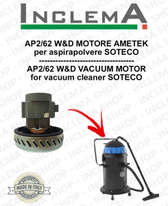 AP2/62 W&D Vacuum Motor Ametek for vacuum cleaner SOTECO
