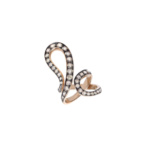 Ring in 18k gold and diamonds