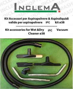 KIT Accesorios para aspiradora e Aspiraliquidi IPC para kit ø38