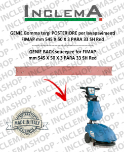 GENIE Back Squeegee Rubber for scrubber dryer FIMAP