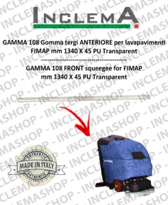 GAMMA 108 goma de secado delantera para fregadora FIMAP