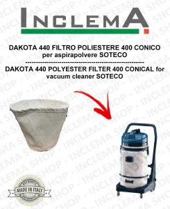 DAKOTA 440 polyester 440 conique pour Aspirateur SOTECO