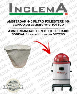AMSTERDAM 440 polyester 440 conique pour Aspirateur SOTECO